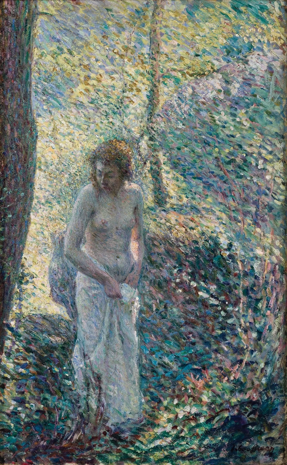 Una giovane ragazza nel bosco - Museo de Arte de Ponce, Porto Rico